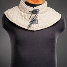 Padded linen aventail  image-1