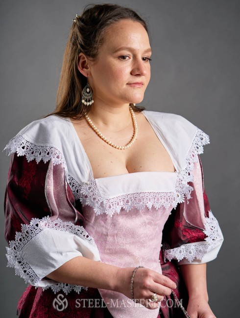 French Dress with Virago Sleeves, early XVIIth century  Alte Kategorien