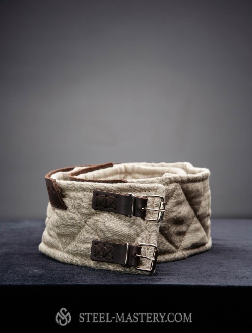  Arming belt, soft quilted Protezioni per gambe imbottite