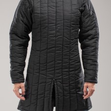 Cotton gambeson front closed XS-size image-1