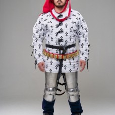 Costume of Charles de Blois from battle of the Hundred Years' War, stylization image-1