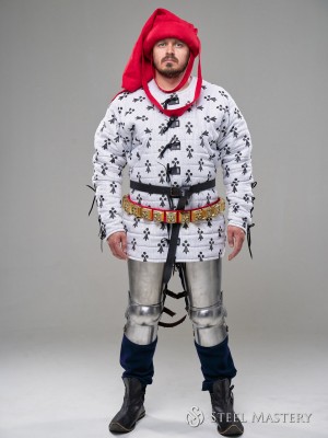 Costume of Charles de Blois from battle of the Hundred Years' War, stylization Old categories