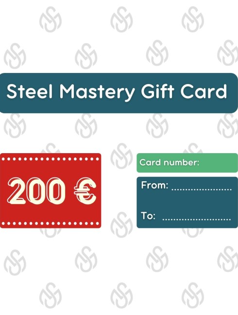Steel Mastery Gift Card Nuove categorie