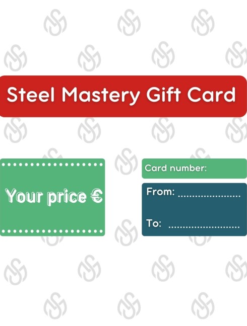 Steel Mastery Gift Card New categories