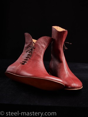 Medieval leather boots for woman Ready to ship