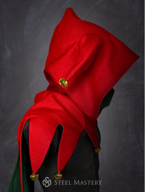 CAP AND BELLS (HAT OF COURT JESTER ) Prendas para la cabeza