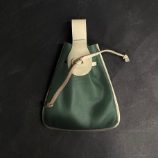 Viking green leather belt bag  image-1