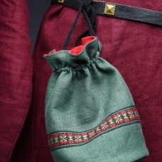 drawstring medieval bag image-1