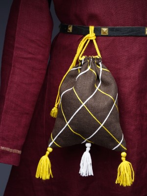 Medieval handbag with diamond decoration Bags