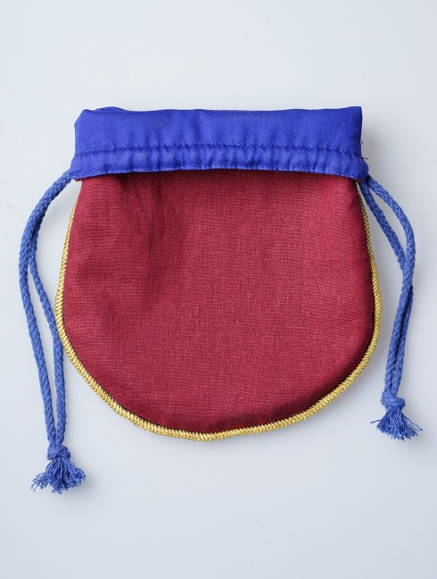 Medieval handbag with gold edging Bags