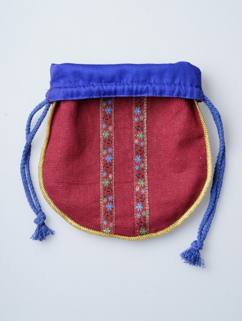 Medieval handbag with gold edging Beutel