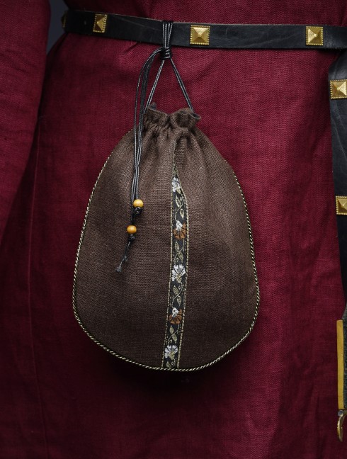 Linen brown pouch  Bags
