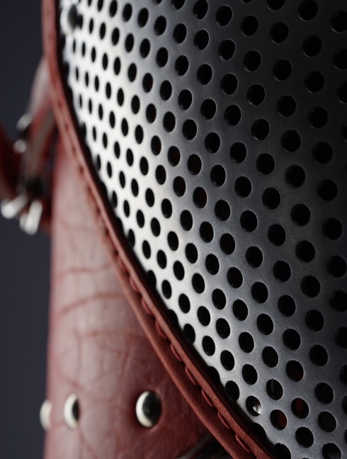 Fencing bascinet with a meshed visor for SCA/HEMA  Corazza