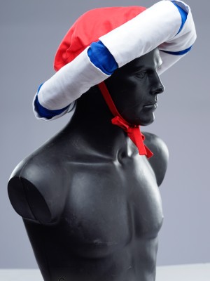 Landsknecht hat with padded brim with cuts