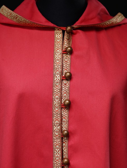 Medieval costume with dress and coat Old categories