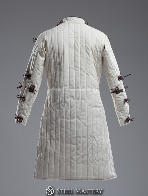 Long gambeson of the XI-XV centuries M size in stock  Armadura acolchada preparada