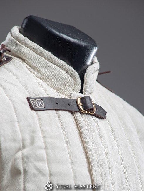 Long gambeson of the XI-XV centuries M size in stock  Armadura acolchada preparada