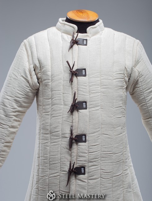 Uncolored coton gambeson  Armature imbottite pronte