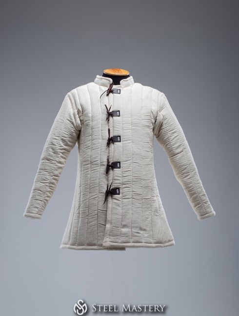 Uncolored coton gambeson  Fertige Polsterrüstungen