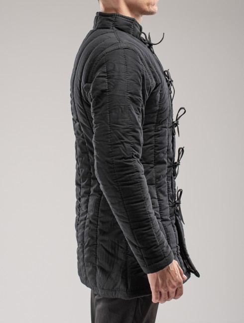 IN STOCK BLACK ORDINARY COTON GAMBESON  