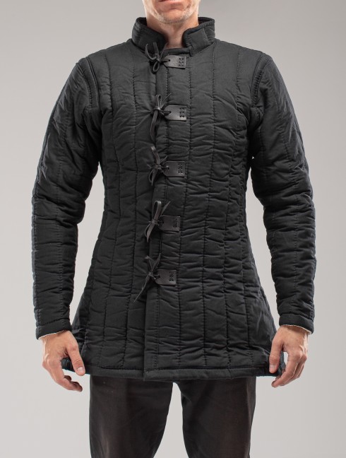 IN STOCK BLACK ORDINARY COTON GAMBESON  