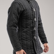 IN STOCK BLACK ORDINARY COTTON GAMBESON S-XS SIZE image-1