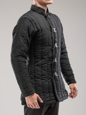 IN STOCK BLACK ORDINARY COTON GAMBESON  