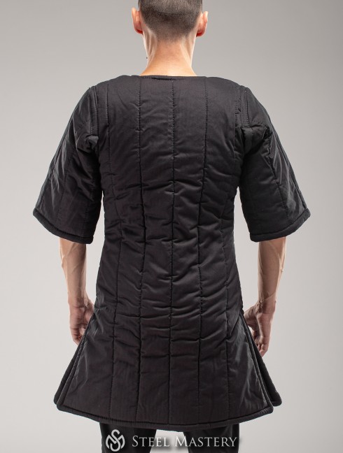 BLACK ORDINARY COTON GAMBESON IN STOCK  