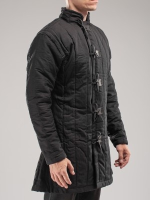 Black ordinary gambeson in stock S size