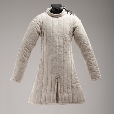 UNCOLORED EUROPEAN FRONT CLOSED GAMBESON IN STOCK S SIZE image-1