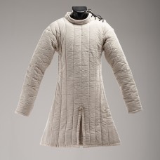 UNCOLORED EUROPEAN FRONT CLOSED GAMBESON IN STOCK S SIZE image-1