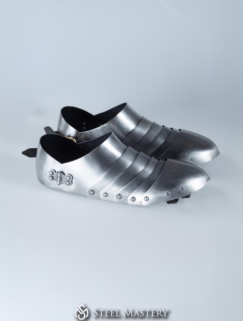 Milanese blunt toe sabatons, 1450-1485 years Plate armor