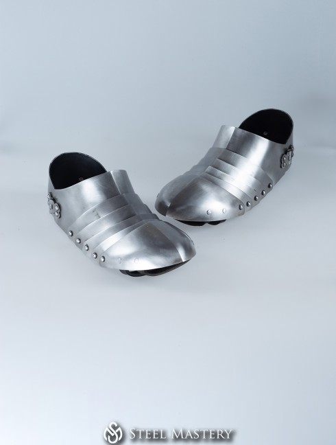 Milanese blunt toe sabatons, 1450-1485 years Plate armor