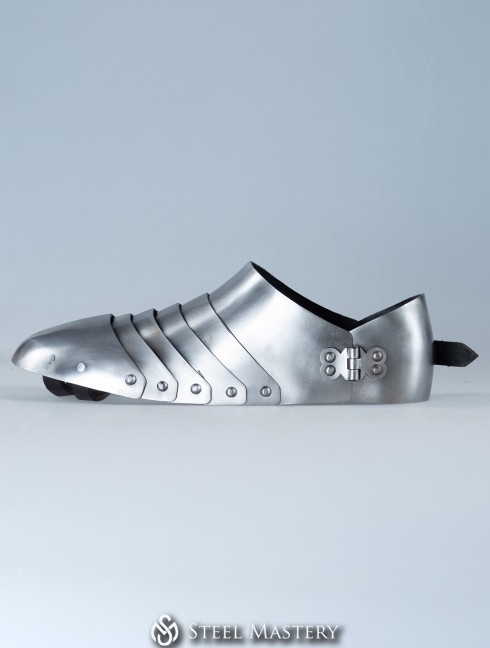 Milanese blunt toe sabatons, 1450-1485 years Plate armor