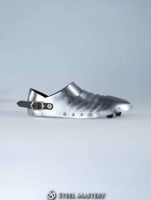 Milanese blunt toe sabatons, 1450-1485 years Plate armor