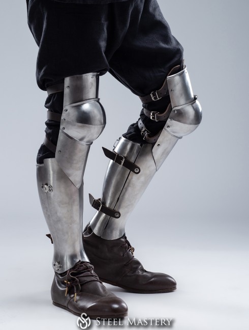 Vernon Roche's Plate Greaves with knees (world of "The Witcher 3: Wild Hunt) Corazza