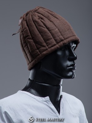 BROWN LINEN LINER FOR HELMET IN STOCK