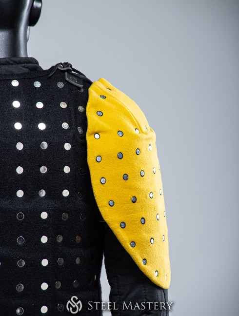 MUSTARD YELLOW COVERED SEGMENTED SPAULDERS XXL SIZE IN STOCK Ready to ship