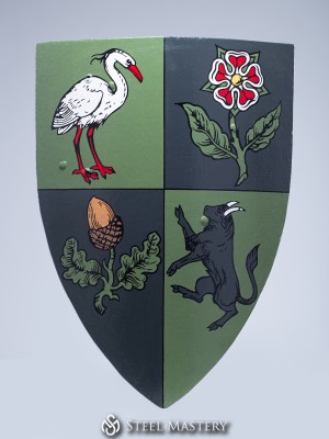Medieval triangle shield 