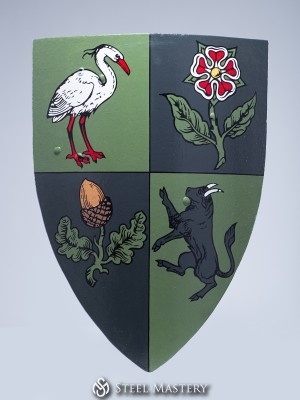 Medieval triangle shield 