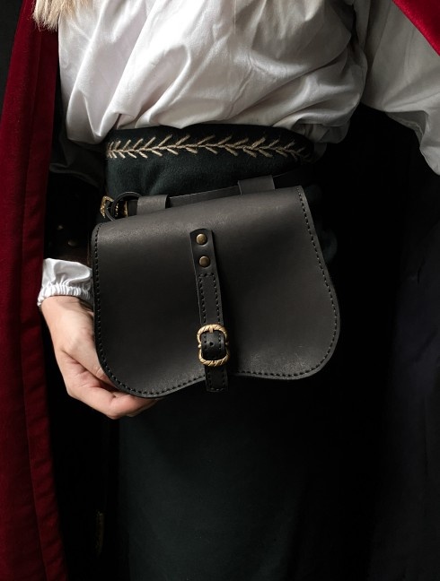 Belt leather bag Beutel