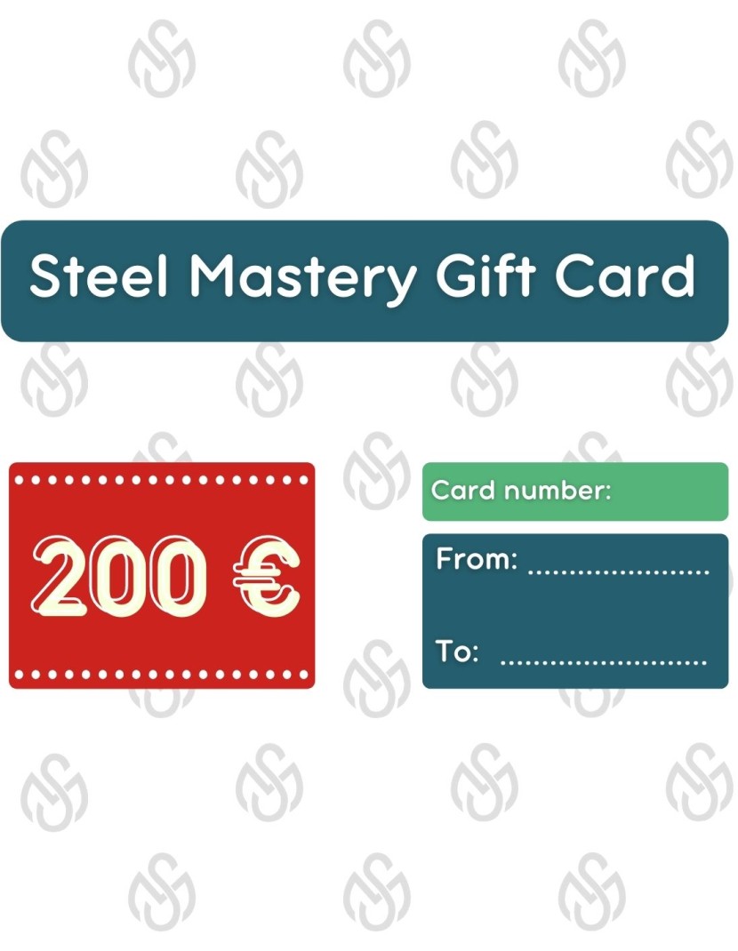 Steel Mastery Gift Card photo made by Steel-mastery.com