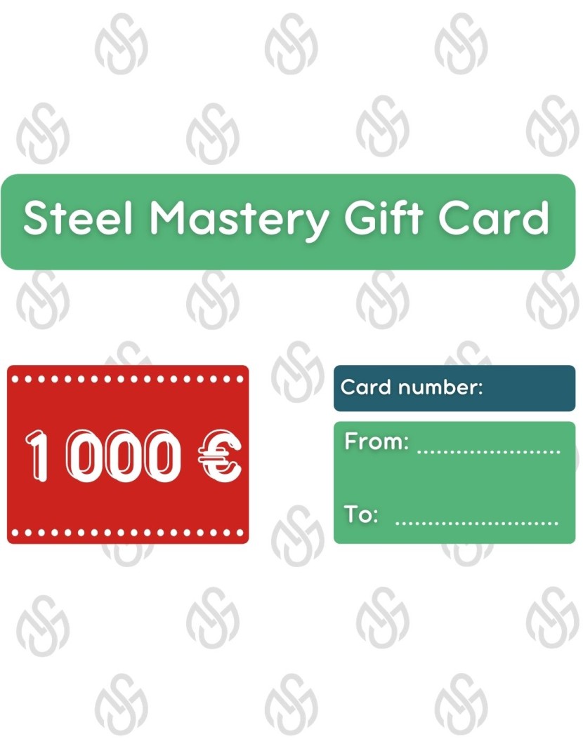 Steel Mastery Gift Card photo made by Steel-mastery.com