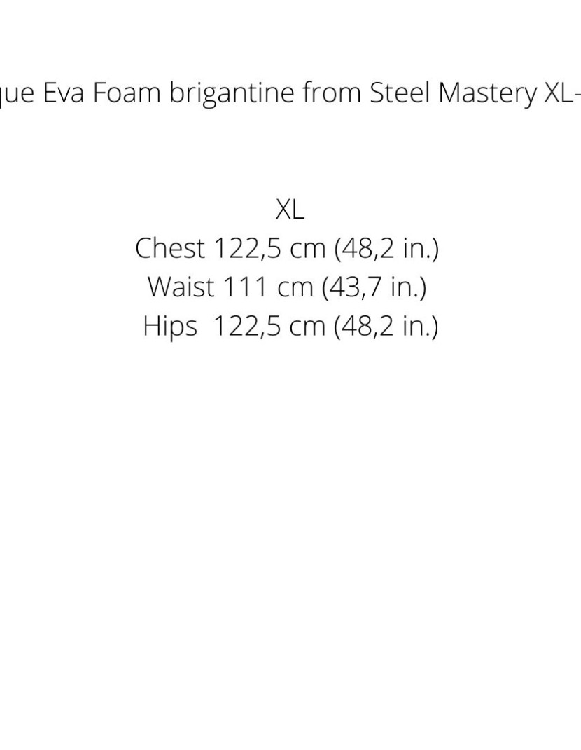 LARP brigandine EVA foam photo made by Steel-mastery.com