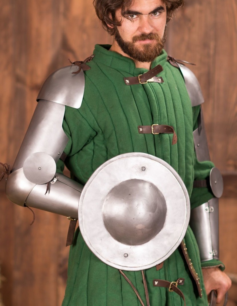 Full arm protection 13-14th century photo made by Steel-mastery.com