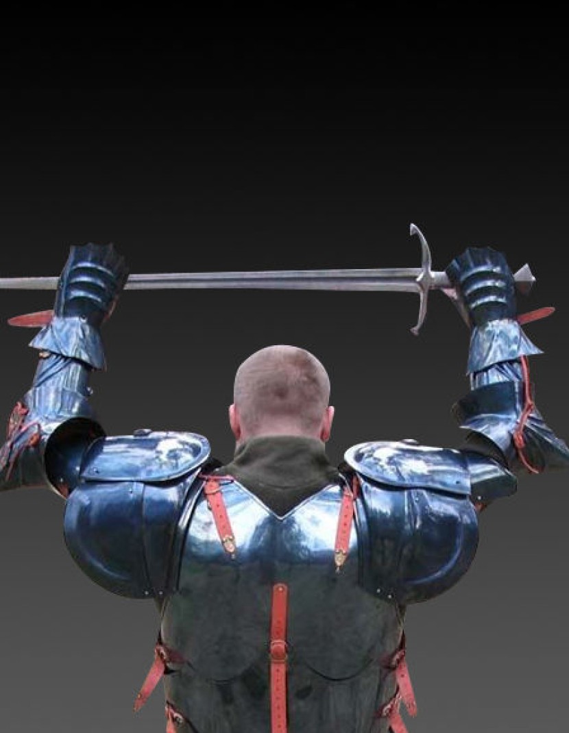 English gothic plate arms of the second half of the 15th century photo made by Steel-mastery.com