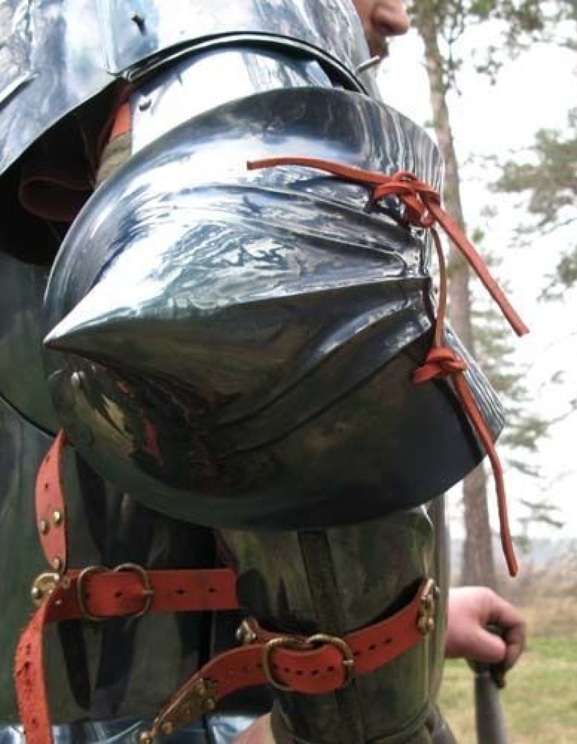 English gothic plate arms of the second half of the 15th century photo made by Steel-mastery.com