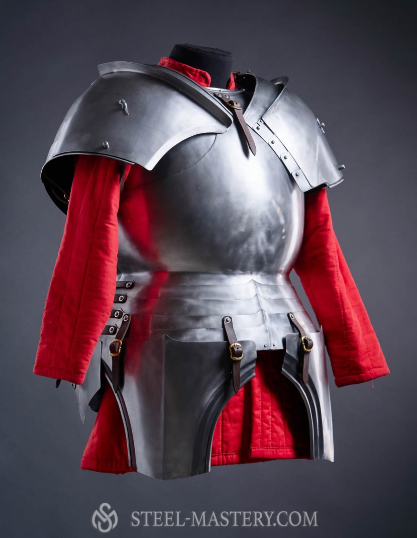 Milanese cuirass with the skirt and tassets - 1460 year photo made by Steel-mastery.com