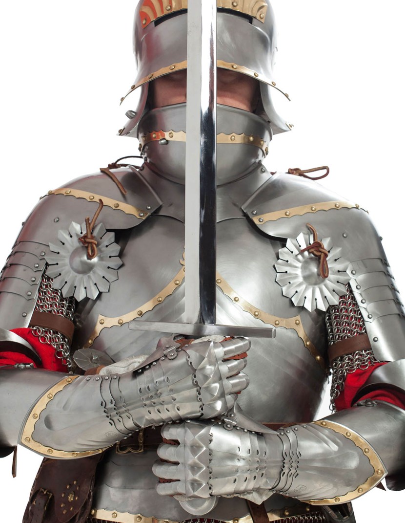 GERMAN GOTHIC CUIRASS, XV CENTURY photo made by Steel-mastery.com