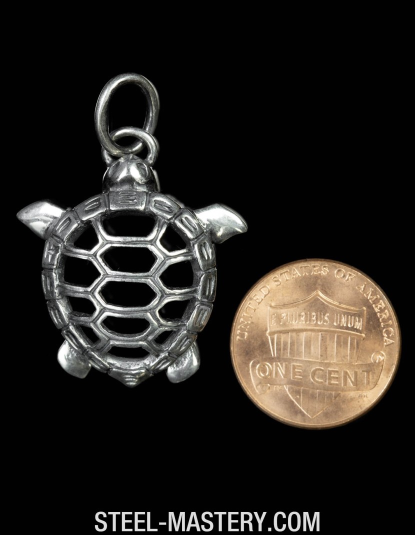 Turtle medallion photo made by Steel-mastery.com